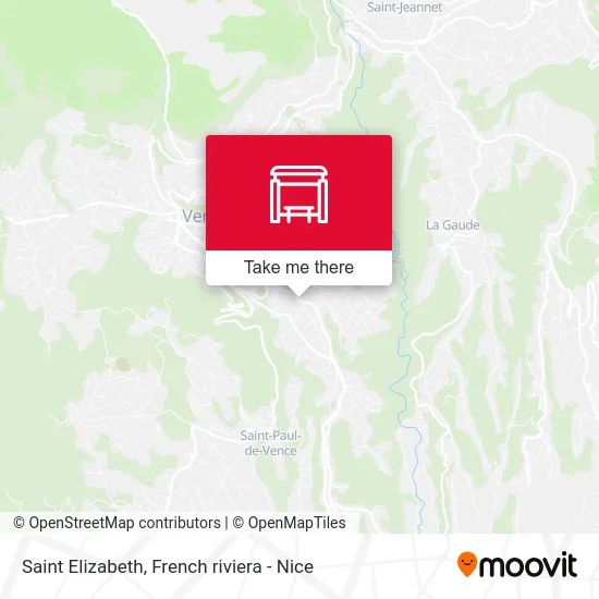 Sainte-Elisabeth map