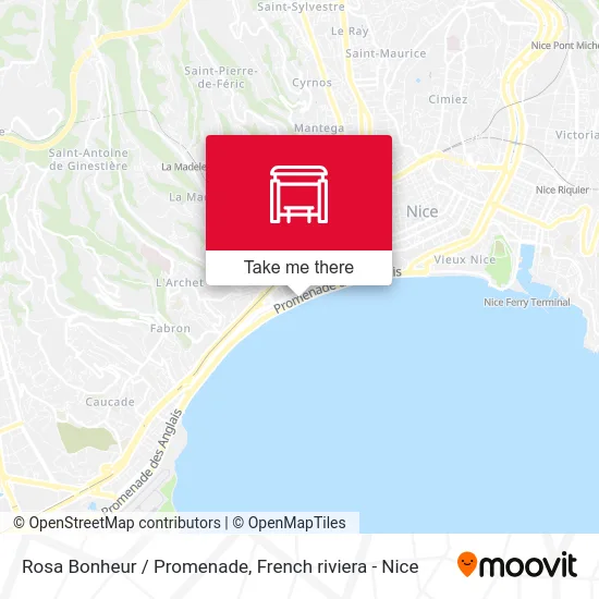 Rosa Bonheur / Promenade map