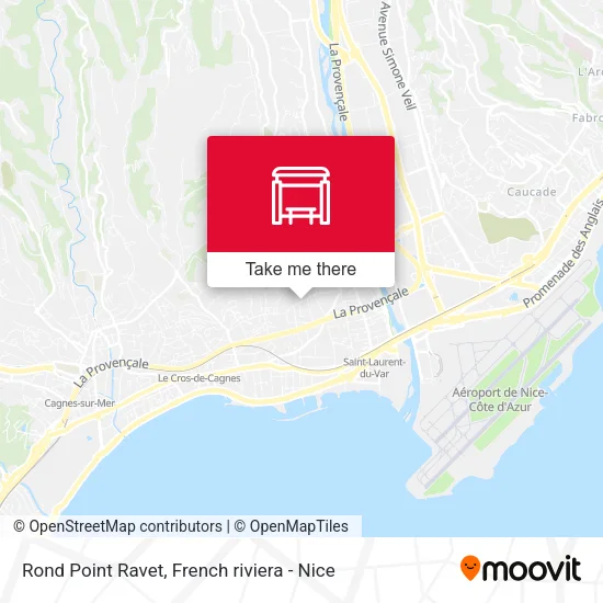 Rond Point Ravet map