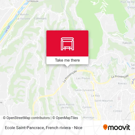 Ecole Saint-Pancrace map