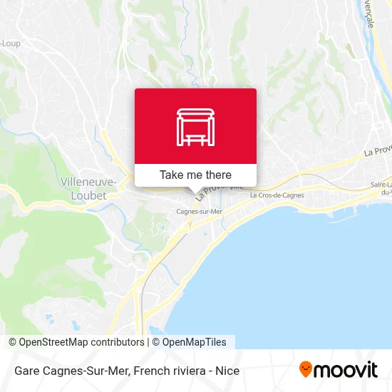 Gare Cagnes-Sur-Mer map