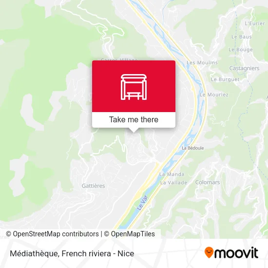 Médiathèque map