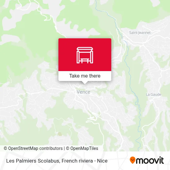 Les Palmiers  Scolabus map