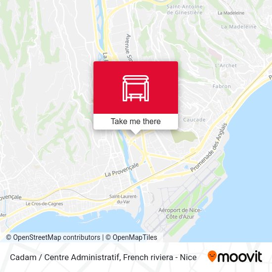 Cadam / Centre Administratif map
