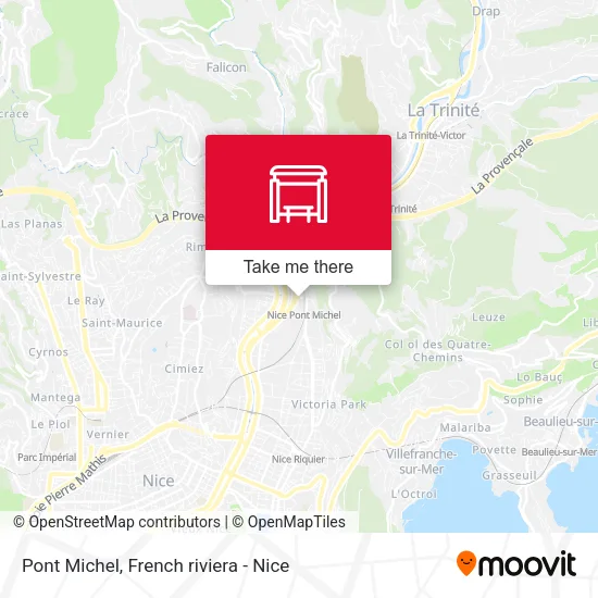 Pont Michel map