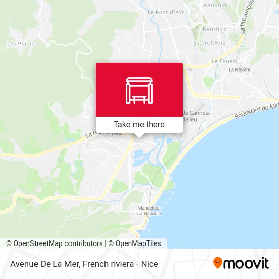 Avenue De La Mer map