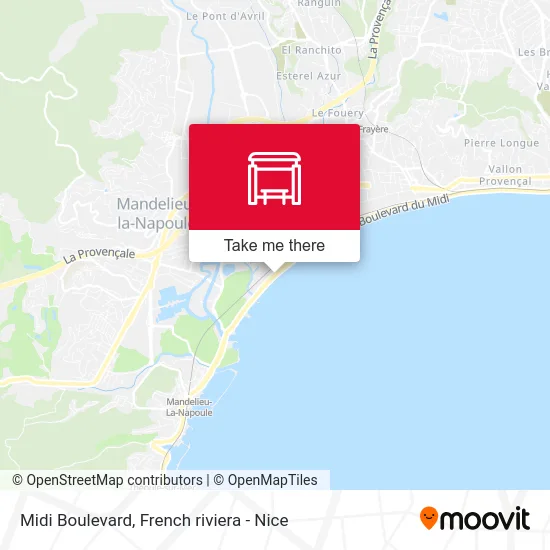 Boulevard Du Midi map