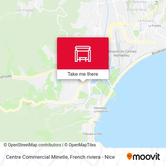 Centre Commercial Minelle map