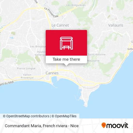 Commandant Maria map