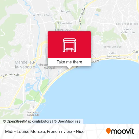 Midi - Louise Moreau map