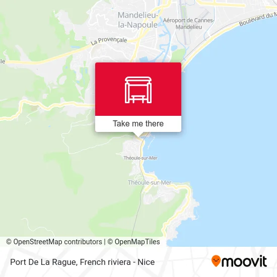 Port De La Rague map