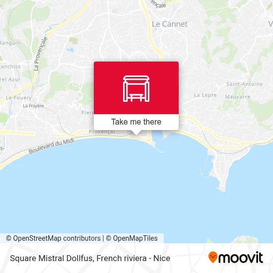 Square Mistral Dollfus map