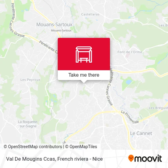 Val De Mougins Ccas map