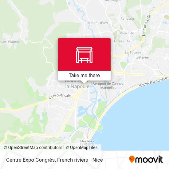 Centre Expo Congrès map