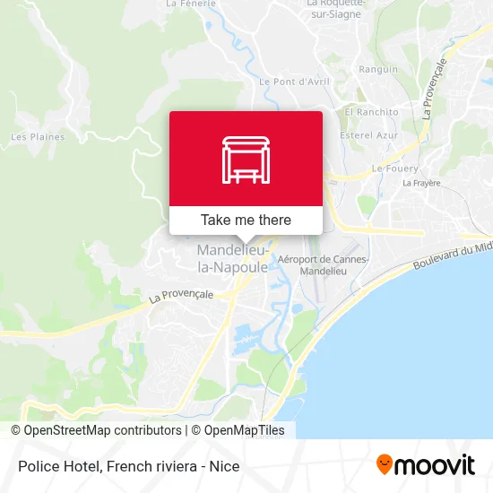 Hôtel De Police map