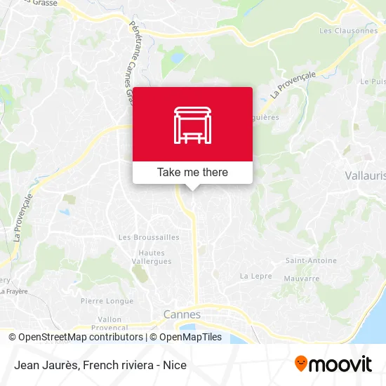Jean Jaurès map