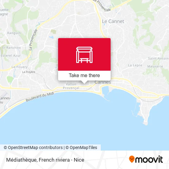 Médiathèque map