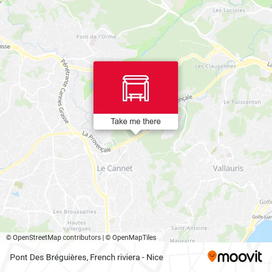 Pont Des Bréguières map