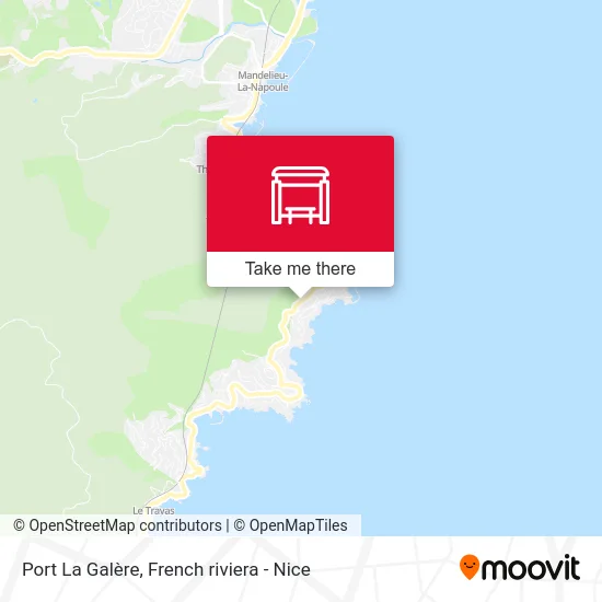Port La Galère map