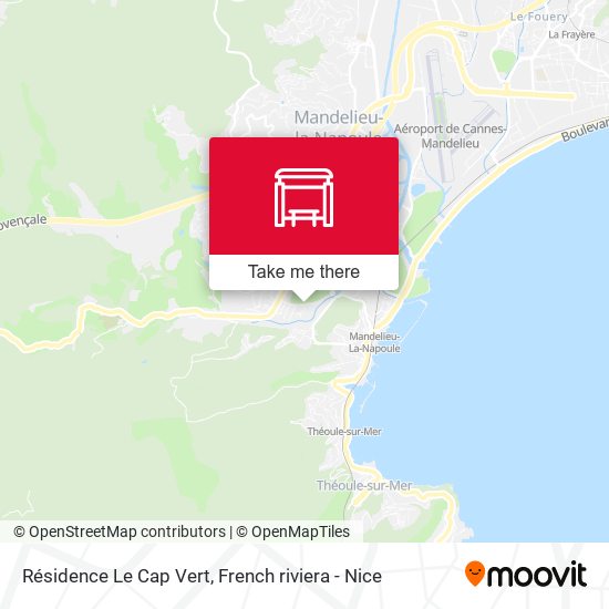 Résidence Le Cap Vert map