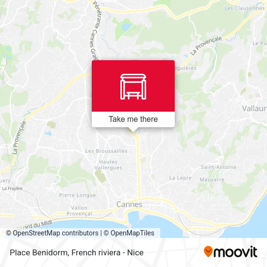Place Benidorm map