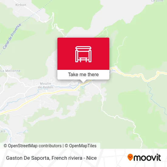 Gaston De Saporta map