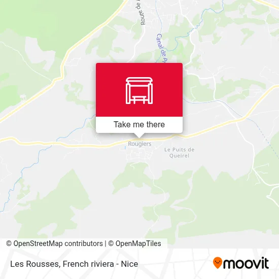 Les Rousses map