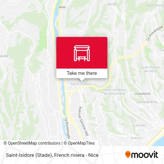 Saint-Isidore (Stade) map