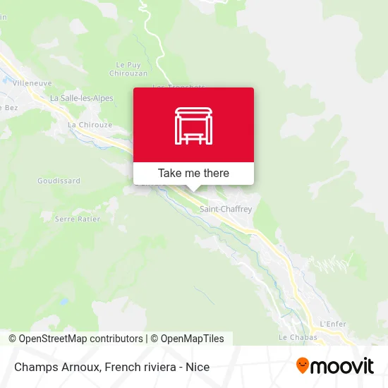 Champs Arnoux map