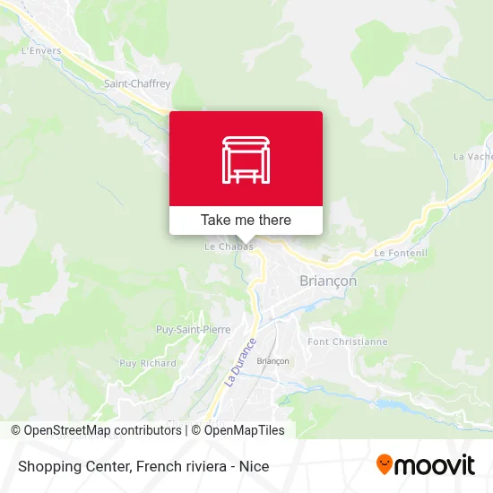 Centre Commercial map