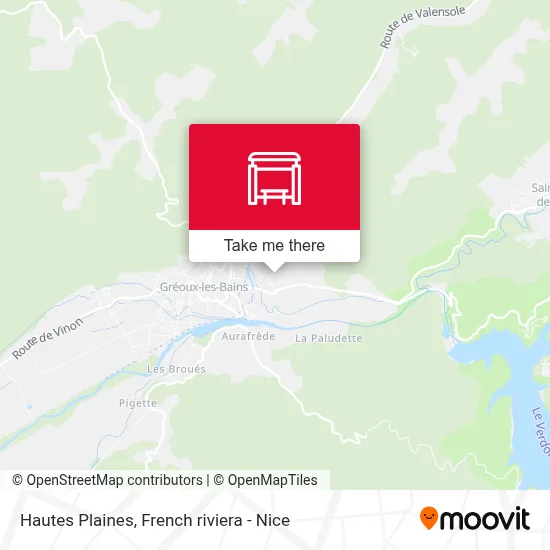 Hautes Plaines map