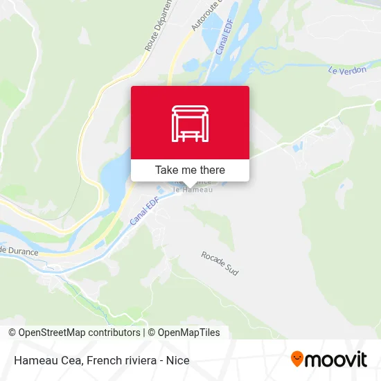 Hameau Cea map