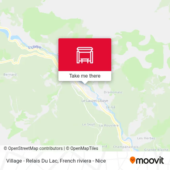Village - Relais Du Lac map