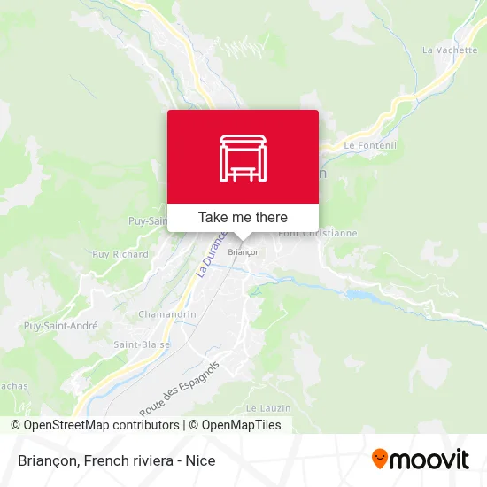 Briançon map