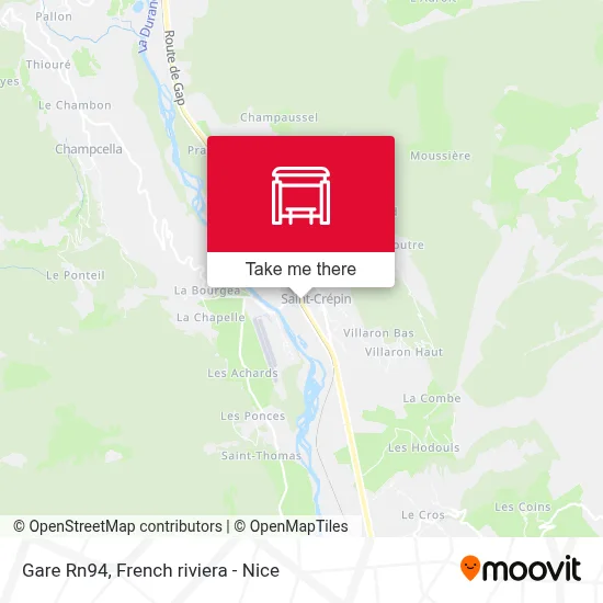 Gare Rn94 map