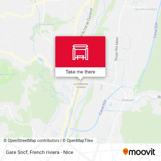 Gare Sncf map