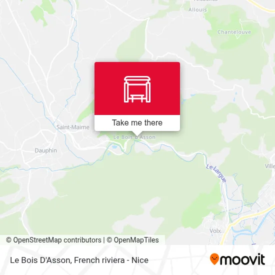 Le Bois D'Asson map
