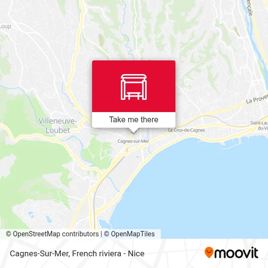 Cagnes-Sur-Mer map
