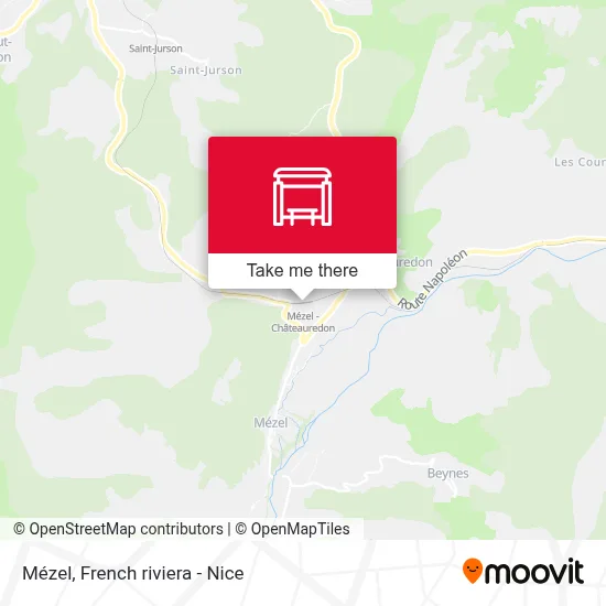 Mézel map