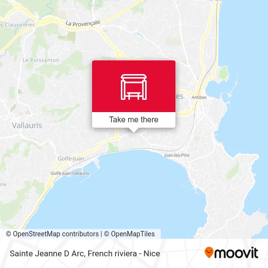 Sainte Jeanne D Arc map