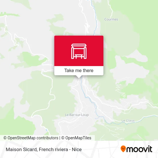 Mapa Maison Sicard