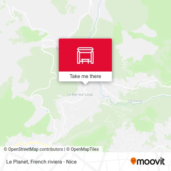 Le Planet map