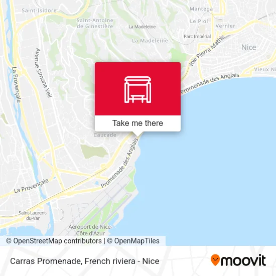 Carras Promenade map
