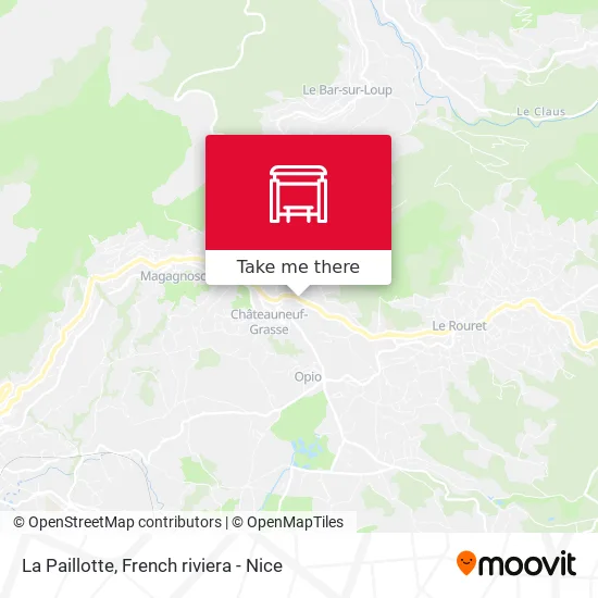 La Paillotte map