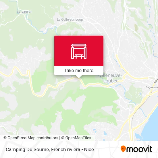 Camping Du Sourire map