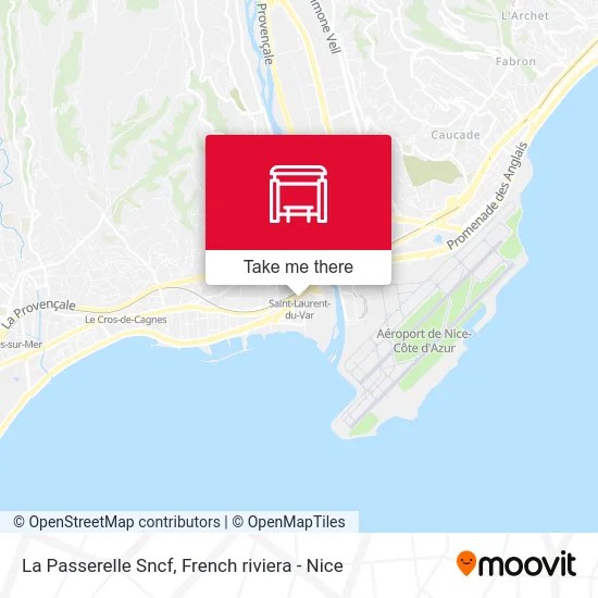 La Passerelle Sncf map