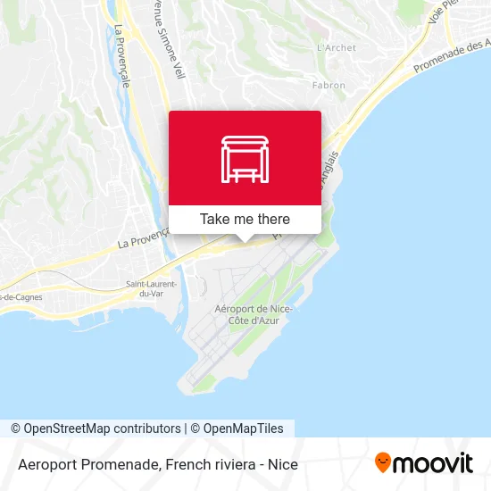 Aeroport Promenade map