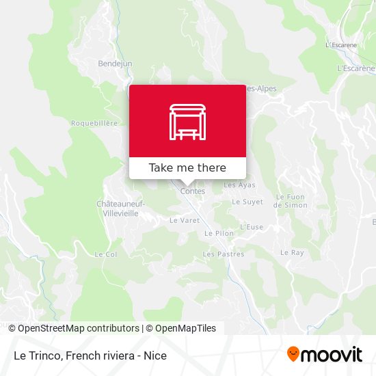 Le Trinco map