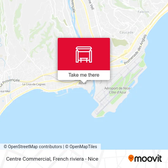 Centre Commercial map