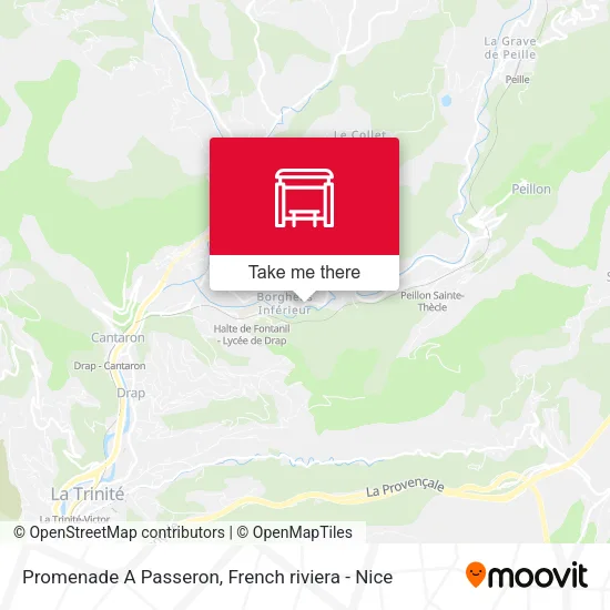 Promenade A Passeron map
